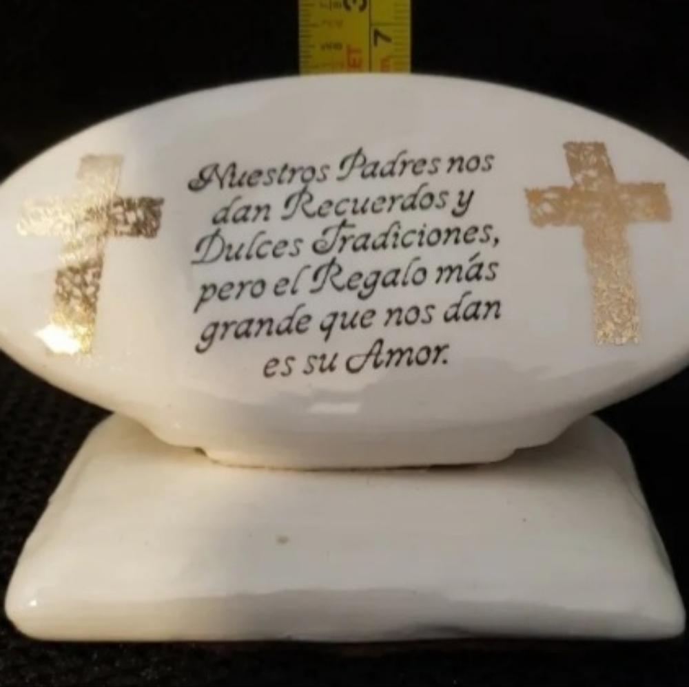 Hand Crafted Ceramic Decor Spanish Prayer